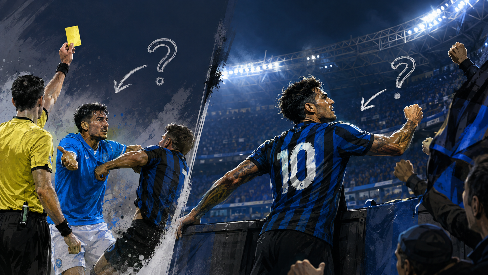 Inter-Napoli 3-2, polemiche su Lautaro: nel mirino il duello con Rafa Marin e l’esultanza